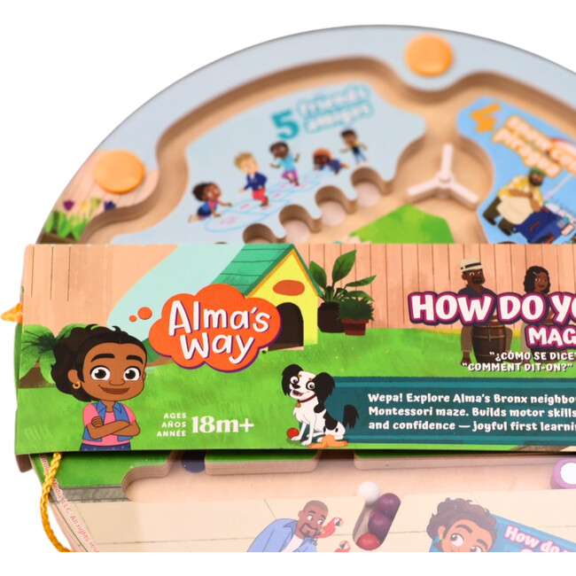 Alma’s Way™ “How Do You Say?” Bilingual Montessori Maze Toy