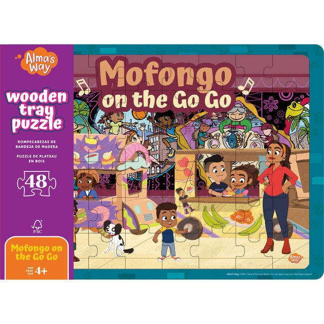 Alma’s Way™ Mofongo on the Go Go 48p FSC® Wooden Tray Puzzle