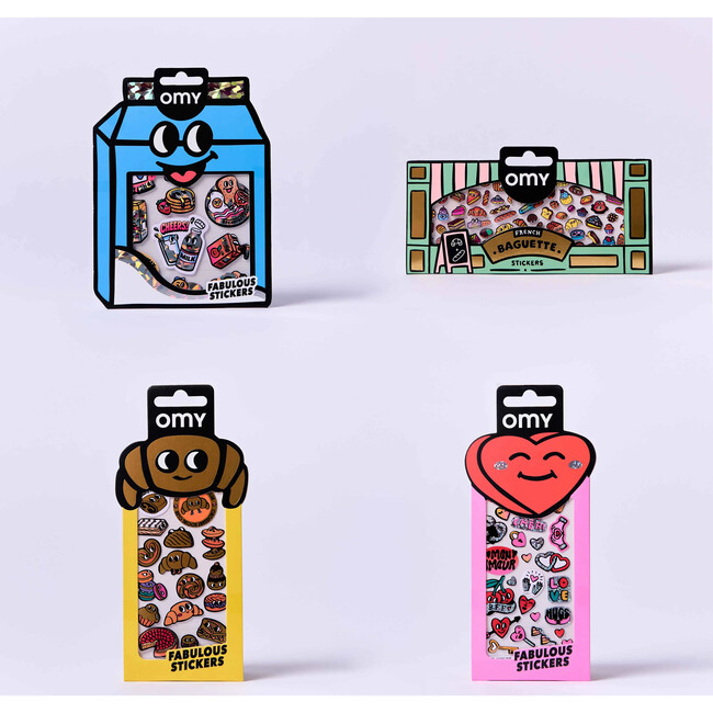 French Goodies -  Bundle of 4 Stickers