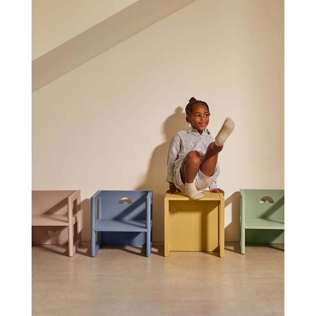 Reversible Chair, Desert Pink - Kids Seating - 3