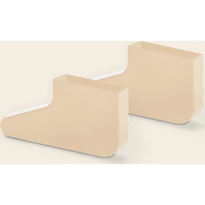 Foldable Toddler Tower Grip Slippers, Natural