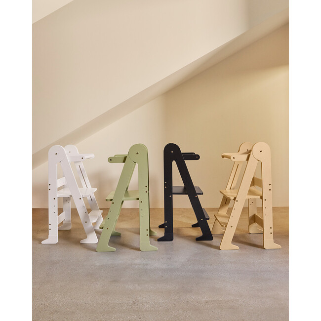 Foldable Toddler Tower Grip Slippers, Sage