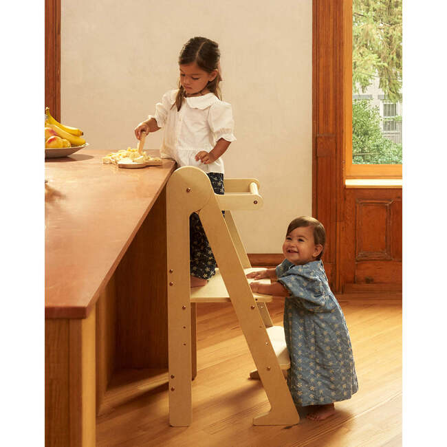 Foldable Toddler Tower, Birch