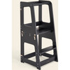 Convertible Toddler Tower, Black - Kitchen Helper - 1 - thumbnail