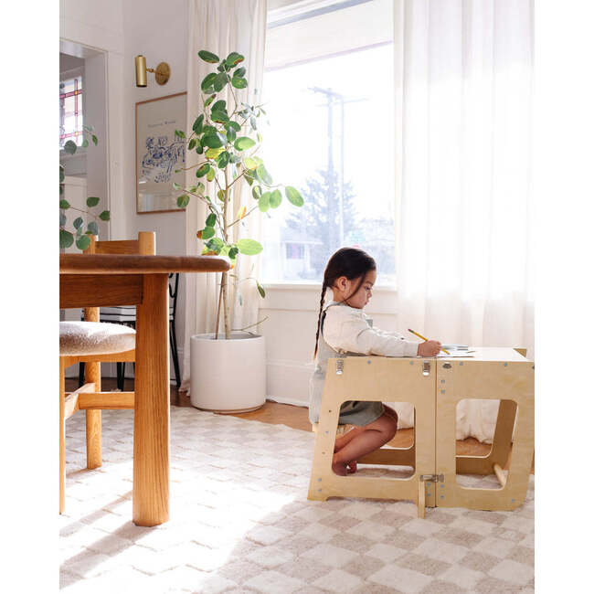 Convertible Toddler Tower, White - Kitchen Helper - 5