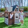 Timberwood Wooden Outdoor Playhouse with Kitchen and Barn Doors - Playhouses - 2