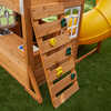 Castlewood Wooden Swing Set / Playset with Clubhouse, Mailbox, Slide and Play Kitchen - Outdoor Games - 6