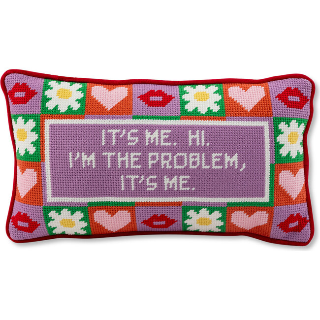 It's Me Needlepoint Pillow