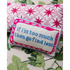 Go Find Less Needlepoint Pillow - Decorative Pillows - 2