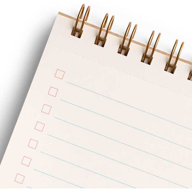 Tomato Green Gingham Task Pad - Paper Goods - 4