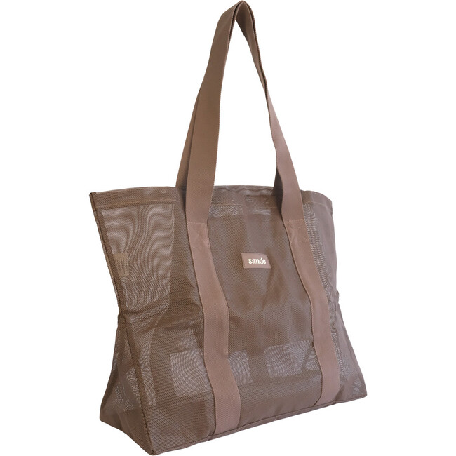 Beach Hauler Mini Mesh Beach Bag, Espresso - Bags - 3
