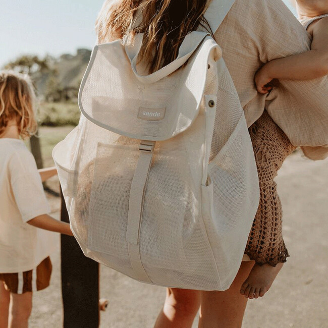 Beach Hauler Mesh Backpack, Sand