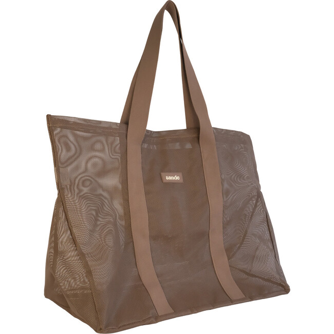 Beach Hauler Mesh Beach Bag, Espresso - Bags - 3