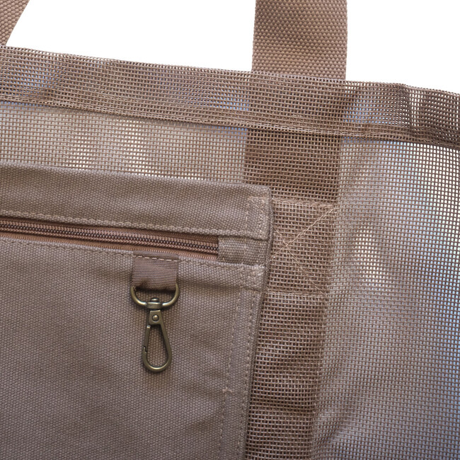 Beach Hauler Mini Mesh Beach Bag, Espresso - Bags - 6