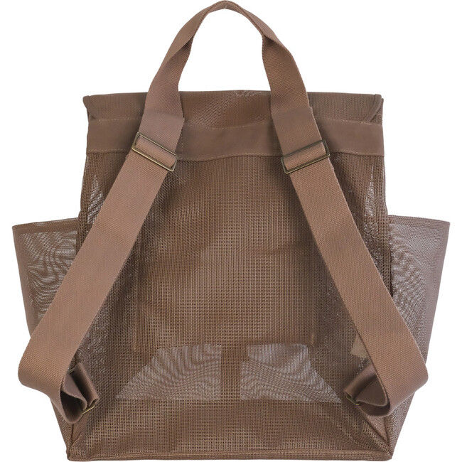 Beach Hauler Mesh Backpack, Espresso - Bags - 5
