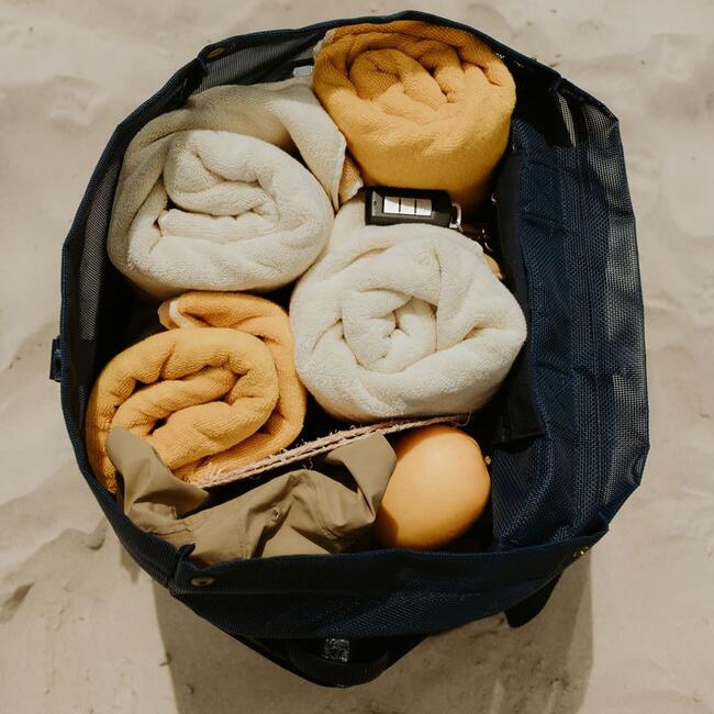 Beach Hauler Mesh Backpack, Deep Sea - Bags - 7