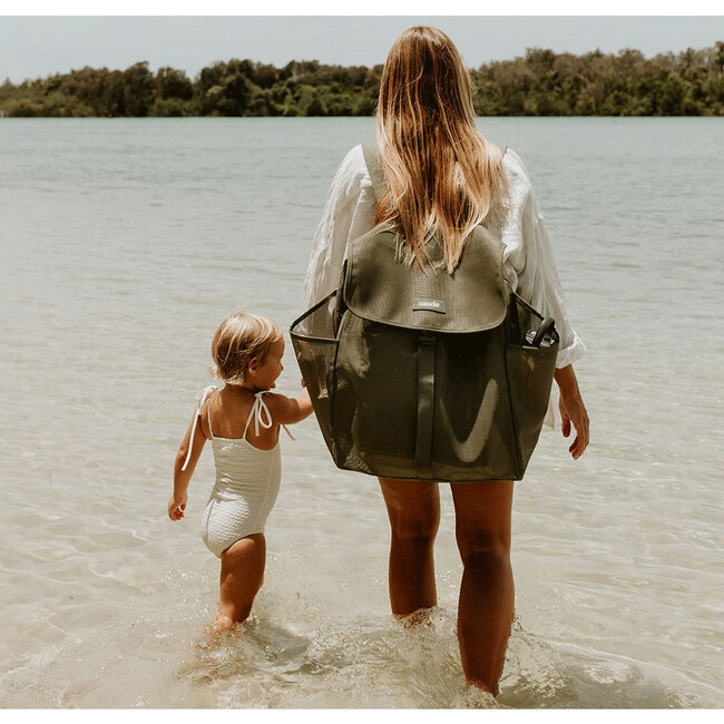 Beach Hauler Mesh Backpack, Pandanus - Bags - 7