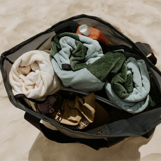 Beach Hauler Mini Mesh Beach Bag, Deep Sea - Bags - 9