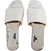 St. Barths Slide Metallic, Silver - Sandals - 1 - thumbnail