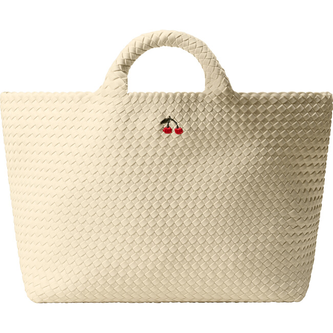 St. Barths Large Tote Cherry, Salt