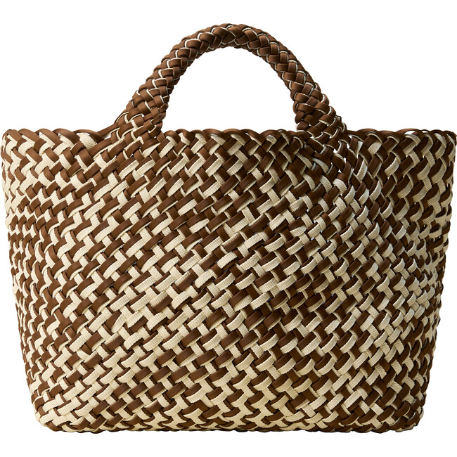 St. Barths Medium Tote Double Weave, Carmel
