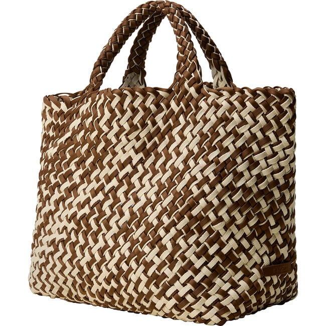St. Barths Medium Tote Double Weave, Carmel - Bags - 3