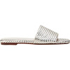 St. Barths Slide Metallic, Silver - Sandals - 5