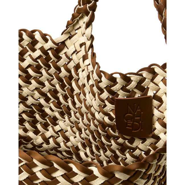 St. Barths Medium Tote Double Weave, Carmel - Bags - 6