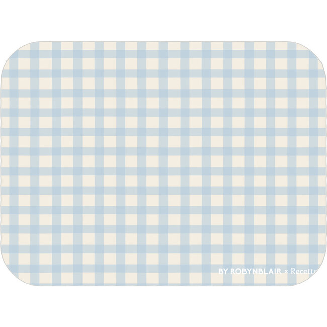 2 Placemats, Blue Gingham