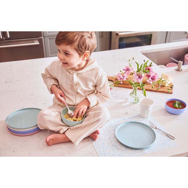 4 Plate Set, Seafoam