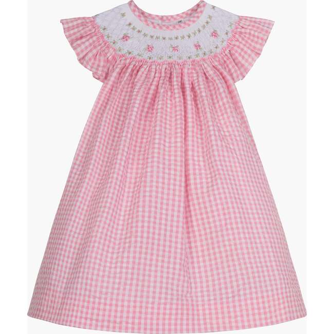 Manuela Dress, Pink Gingham