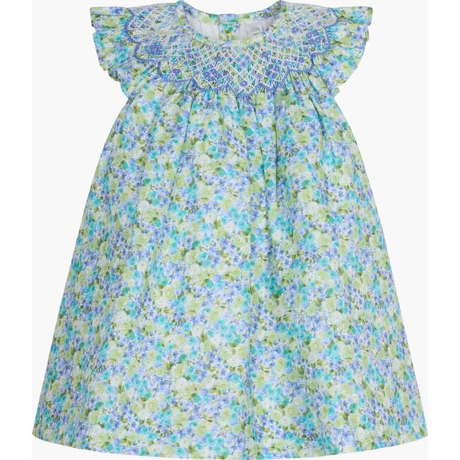 Manuela Dress, Green Florals