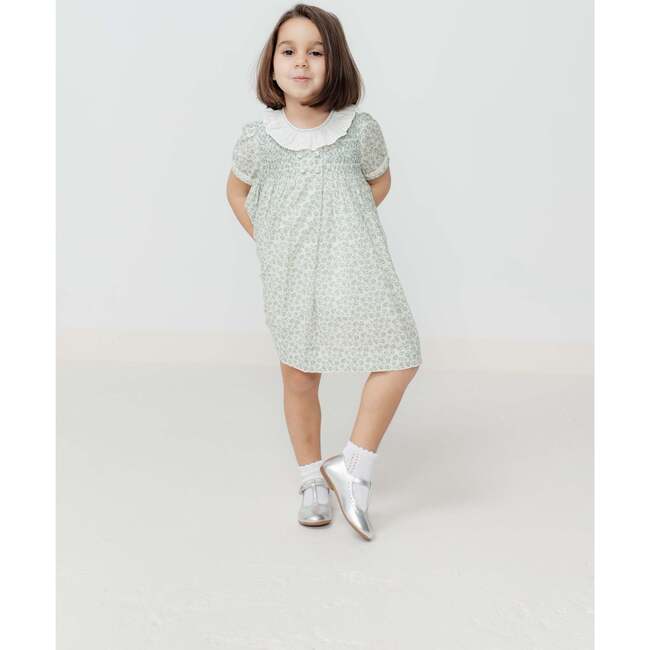 Matilda Dress, Blue Florals