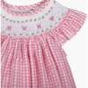 Manuela Dress, Pink Gingham - Dresses - 4