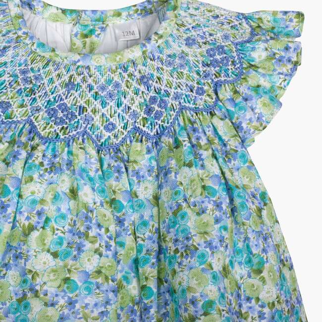 Manuela Dress, Green Florals - Dresses - 4