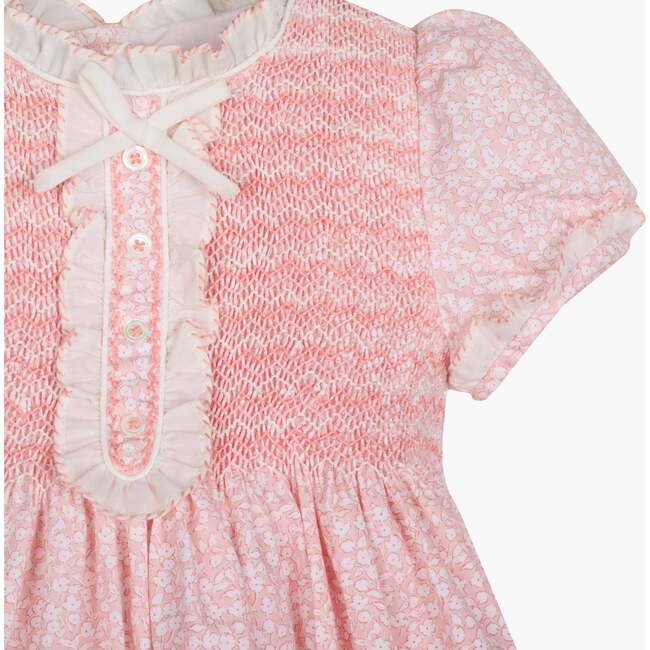 Clotilde Dress, Pink Florals - Dresses - 4