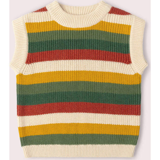 Spring Rainbow Knitted Snuggly Pullover, Multi