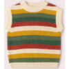 Spring Rainbow Knitted Snuggly Pullover, Multi - Vests - 1 - thumbnail