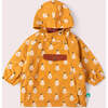 Summer Pears Recycled Waterproof Packaway Anorak, Gold - Raincoats - 1 - thumbnail
