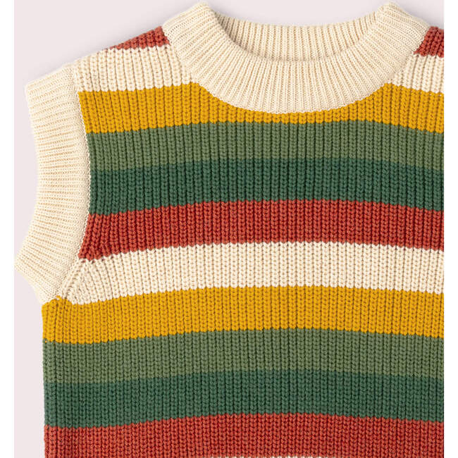 Spring Rainbow Knitted Snuggly Pullover, Multi