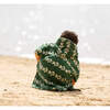 Swimming Fish Baby Towel Poncho, Green - Beach Towels - 3 - thumbnail
