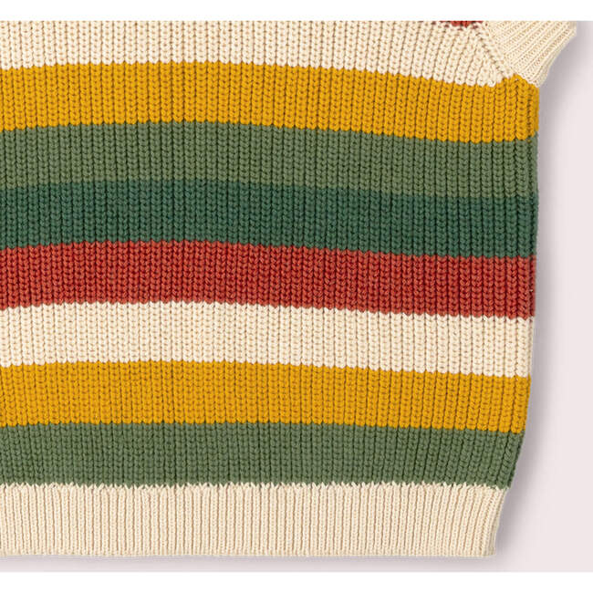 Spring Rainbow Knitted Snuggly Pullover, Multi - Vests - 3