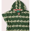 Swimming Fish Baby Towel Poncho, Green - Beach Towels - 4 - thumbnail