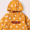 Summer Pears Recycled Waterproof Packaway Anorak, Gold - Raincoats - 3