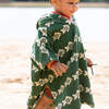 Swimming Fish Baby Towel Poncho, Green - Beach Towels - 6 - thumbnail