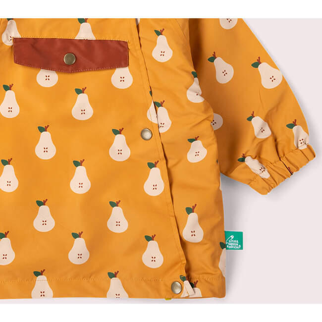 Summer Pears Recycled Waterproof Packaway Anorak, Gold - Raincoats - 4