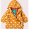 Summer Pears Recycled Waterproof Packaway Anorak, Gold - Raincoats - 5