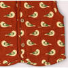 Spring Birds Spring Gilet, Red - Vests - 5 - thumbnail