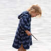 Singing Whales Baby Towel Poncho, Blue - Beach Towels - 2 - thumbnail