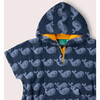 Singings Whale Kids Towel Poncho, Blue - Beach Towels - 4 - thumbnail